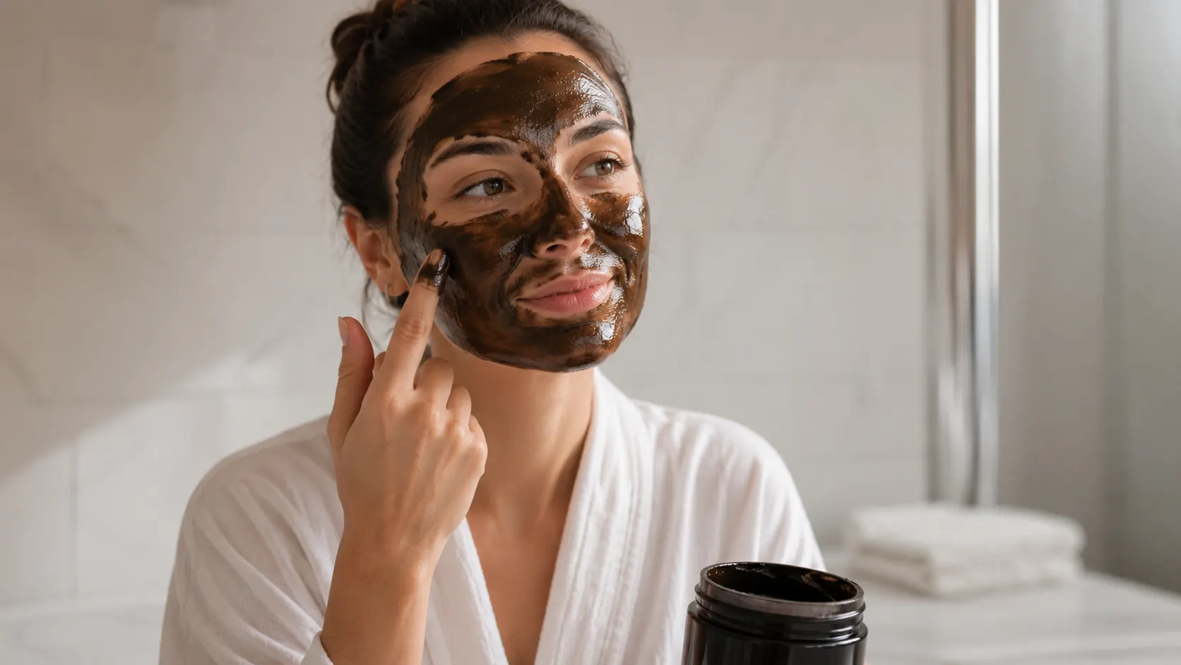 Peat Peat Face Masks — topical application