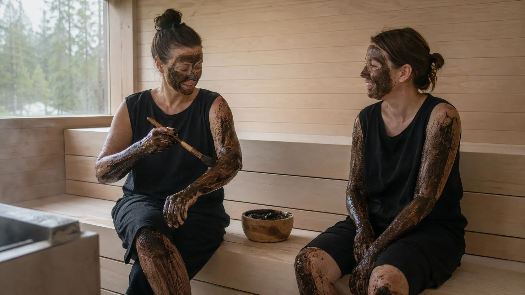 Peat Sauna Peat Treatment — topical application